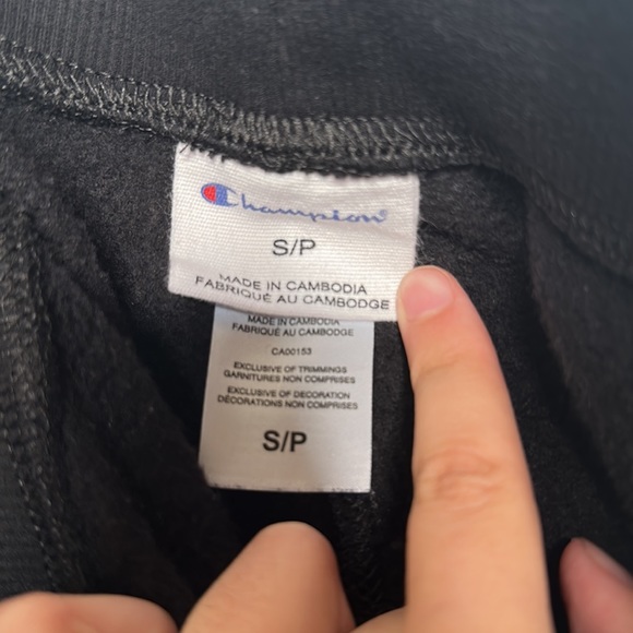 Champion Sweatpants Womens Size S Black - Picture 5 of 5